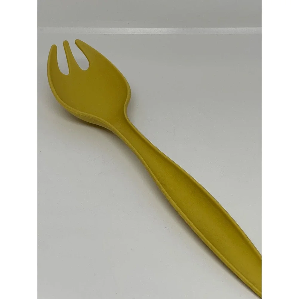 VTG 80s Tupperware Spork Mid-Century Modern Salad Server Utensil MCM Kitchenwar